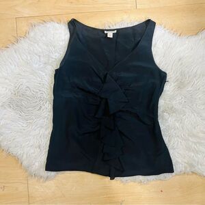 J. Crew sleeveless top tank top ruffled 2